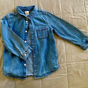 Denim button up